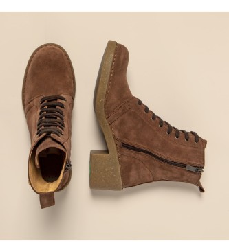 El Naturalista para mujer. 2566012FQ005_012 Botines de piel marrón -altura tacón: 5,5cm- 4