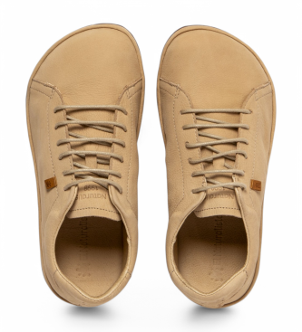 El Naturalistavoor vrouwen. 2567111ZZ005_020 Leren schoenen N5671 Bare beige (46), Leer, Plat, Veters, Casual