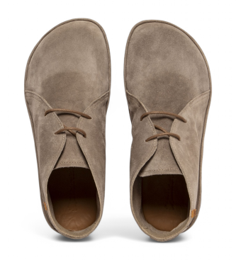 El Naturalista para hombre. 256721120005_020 Botines de piel N5672 Bare taupe (38), Plano, Cordones, Casual