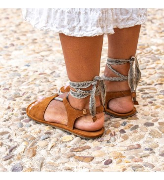 El Naturalista para mujer. 256851123005_023 Sandalias de piel N5685 Satya marrón 3