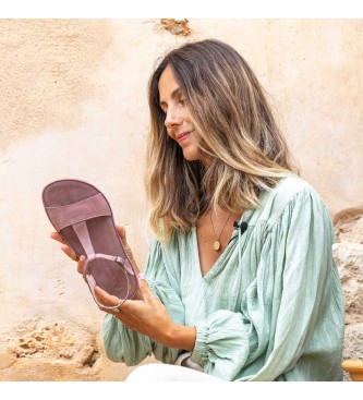 El Naturalista para mujer. 256861180005_008 Sandalias de piel N5686 Satya lila 3