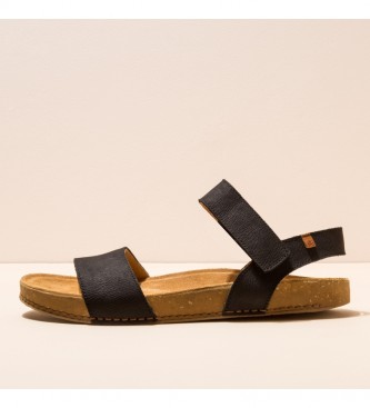 EL NATURALISTA para hombre. Sandalias de piel N5790 Balance negro