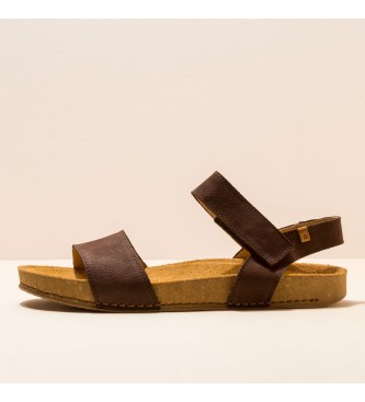 EL NATURALISTA. Sandalias de piel Balance marrÃ³n EL NATURALISTA