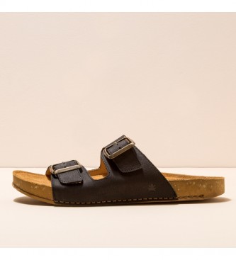 Unisex. 257941101005_001 Sandalias de piel N5794 Balance (37), Plano, 1 a 3cm, Hebilla, Casual