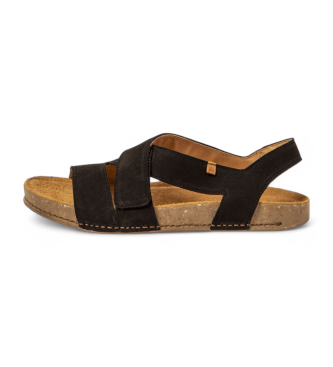 El Naturalista unisex. 257991101005_001 Sandalias de piel N5799 Balance negro