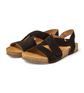 El Naturalista unisex. 257991101005_001 Sandalias de piel N5799 Balance negro 2