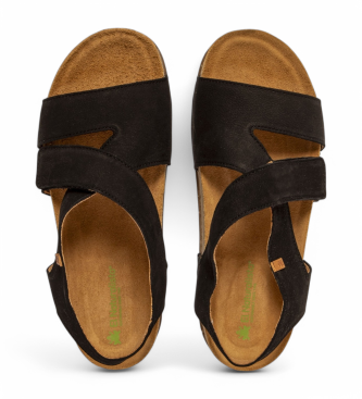 El Naturalista unisex. 257991101005_001 Sandalias de piel N5799 Balance negro 3