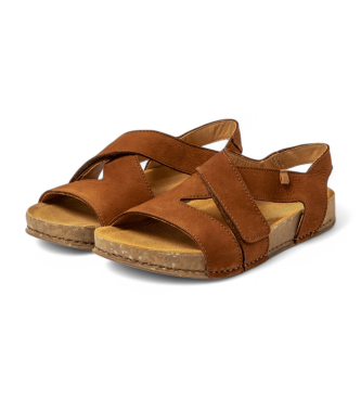 El Naturalista unisex. 257991123005_023 Sandalias de piel N5799 Balance marrón 2