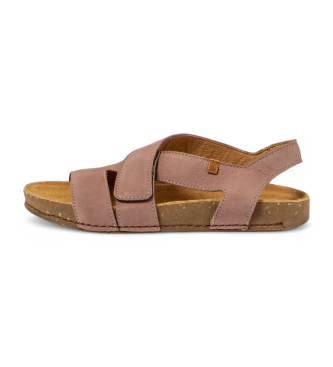 El Naturalista unisex. 257991180005_008 Sandalias de piel N5799
Balance rojo teja (36), 1 a 3cm, Velcro, Casual