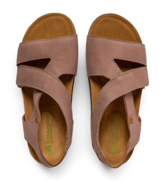 El Naturalista unisex. 257991180005_008 Sandalias de piel N5799 Balance rojo teja 3