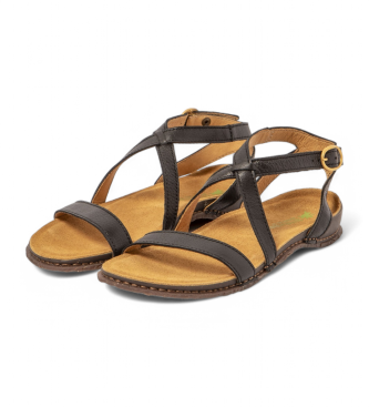 El Naturalista para mujer. 258021101005_001 Sandalias de piel N5802 Panglao negro 2