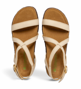 El Naturalista para mujer. 2580211ZZ005_020 Sandalias de piel N5802 Panglao beige 3