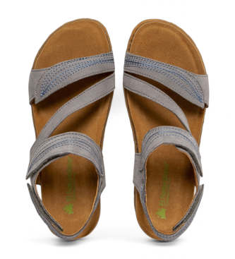 El Naturalista para mujer. 258101250005_0B0 Sandalias de piel N5810 Panglao azul grisáceo 3