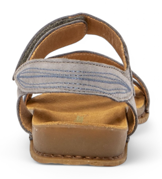 El Naturalista para mujer. 258101250005_0B0 Sandalias de piel N5810 Panglao azul grisáceo 4