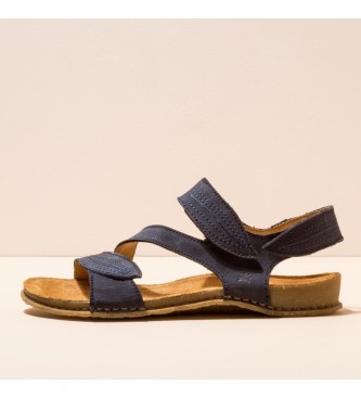 EL NATURALISTA para mujer. Sandalias de piel N5810 Panglao marino