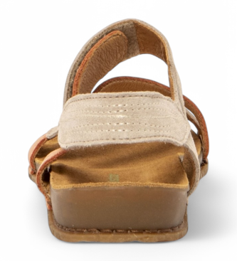 El Naturalista para mujer. 25810S2DK005_0MU Sandalias de piel N5810S Panglao coral 4