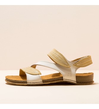 EL NATURALISTA para mujer. Sandalias de piel Pleasant White-Sunlight P