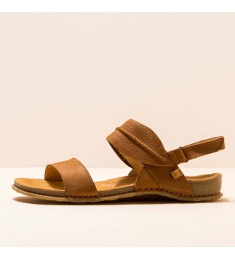 EL NATURALISTA para mujer. Sandalias de piel Pleasant Wood Panglao cam