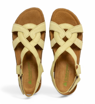 El Naturalista para mujer. 2581912ZF005_0G3 Sandalias de piel N5819 Panglao verde lima 3