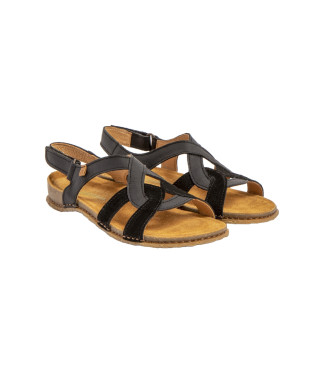 El Naturalista para mujer. 258191101005_001 Sandalias de Piel N5819 Panglao negro 2
