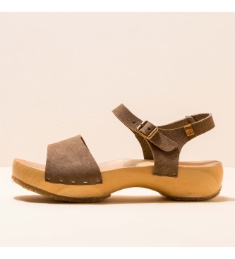 EL NATURALISTA para mujer. Sandalias de piel Skin Back Land Shokunin