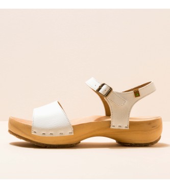 EL NATURALISTA para mujer. Sandalias de piel Path White Shokunin blanc
