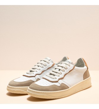 El Naturalista unisex. 2584012BH005_017 Zapatillas de piel N5840 Multi Material blanco, marrón 2