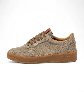 El Naturalista unisex. 25844S2EV005_020 Zapatillas Wulf Geo beige (45), Ecopiel, Plano, Cordones, Casual