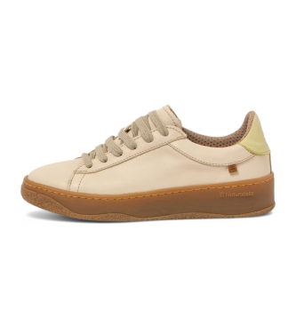 El Naturalista unisex. 2584812ZZ005_020 Zapatillas de piel N5848 Geo beige (42), Plano, Cordones, Casual