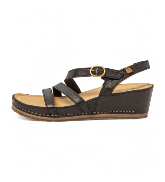 El Naturalista para mujer. 258551101005_001 Sandalias de piel N5855 Picual negro