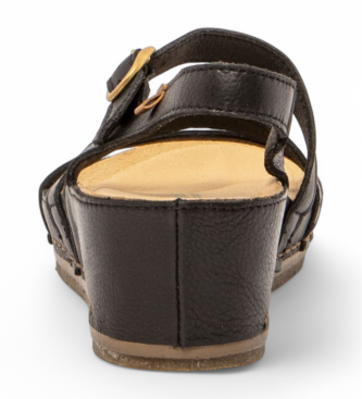 El Naturalista para mujer. 258551101005_001 Sandalias de piel N5855 Picual negro 4