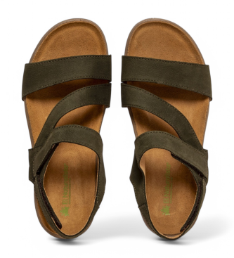 El Naturalista unisex. 258601222005_0G3 Sandalias de piel N5860 Tabernas verde 3