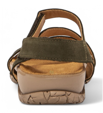 El Naturalista unisex. 258601222005_0G3 Sandalias de piel N5860 Tabernas verde 4