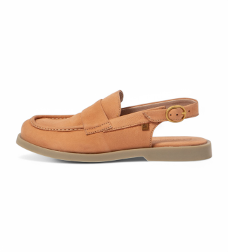 El Naturalista para mujer. 2587211M9005_M17 Zapatos de Piel N5872 Arenisca coral (42), Plano, Hebilla, Casual