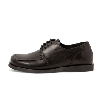 El Naturalista para mujer. 258761101005_001 Zapatos N5876P negro (37), Piel, Plano, Cordones, Casual