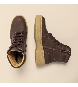 El Naturalista para mujer. 259001112005_012 Botines de Piel N5900 Arpea marrón -Altura tacón 4,5cm- 4