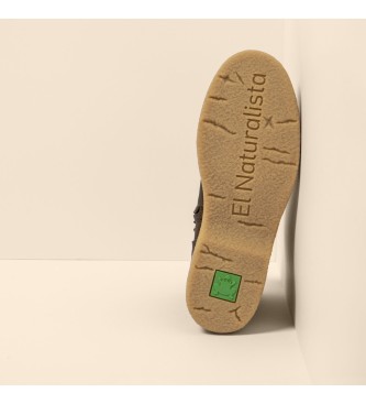 El Naturalista para mujer. 2590011FE005_0G3 Botines de Piel N5900 Arpea verde -Atura tacón 4,5cm- 3