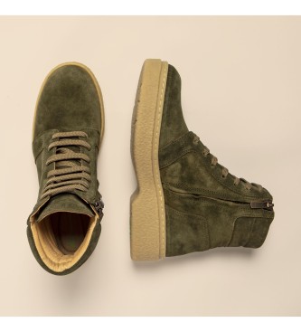 El Naturalista para mujer. 25900S1FE005_0G3 Botines de Piel N5900S Arpea verde 4