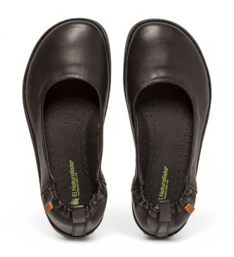 El Naturalista para mujer. 259121101005_001 Bailarinas de piel N5912 negro (41), Plano, Ninguno, Casual