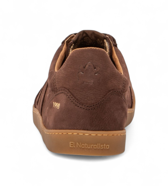 El Naturalista unisex. 259161112005_012 Zapatillas de piel Pleasant marrón 4