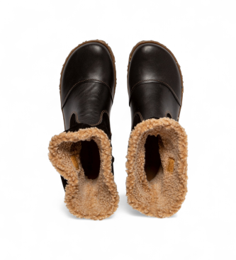 El Naturalista para mujer. 2N7584010005_001 Botines de piel N758 Soft Nappa Negro 3