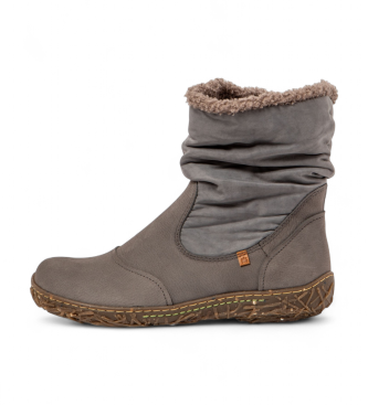 El Naturalista para mujer. 2N758A110005_039 Botines de piel Pleasant Grey gris (37), Plano, Ninguno, Casual