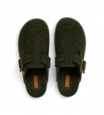 El Naturalista unisex. 2NA7011FE005_0G3 Zuecos Na70 Wool verde 3