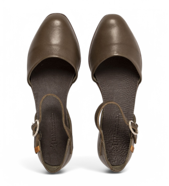 El Naturalista para mujer. 2ND544FE0005_0G3 Sandalias de piel Nd54 Stella verde 3