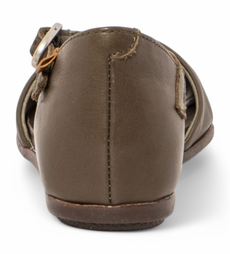 El Naturalista para mujer. 2ND544FE0005_0G3 Sandalias de piel Nd54 Stella verde 4