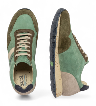 El Naturalista unisex. 2SP02BV17605_0MU Zapatillas de piel Nsp02 verde 3