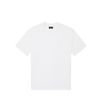 Emporio Armani para hombre. EM005491_AF24839 Camiseta Básica Lyocell blanco (XXL), Casual, Manga corta