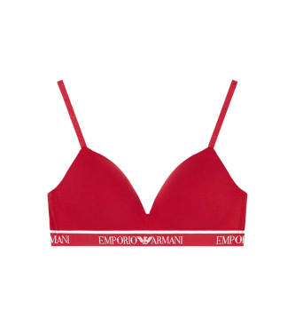 Emporio Armani para mujer. EW000442_AF15345 Sujetador Padded Triangle rojo (L), Homewear, Algodón