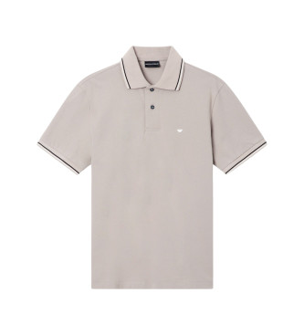 Emporio Armani para hombre. EM004607_AF23090 Polo de Algodón beige (L), Casual, Manga corta