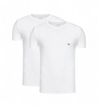 Emporio Armani para hombre. EM001849_AF14134 Set de dos camisetas interiores blanco (XL), Homewear, Algodón, Manga corta